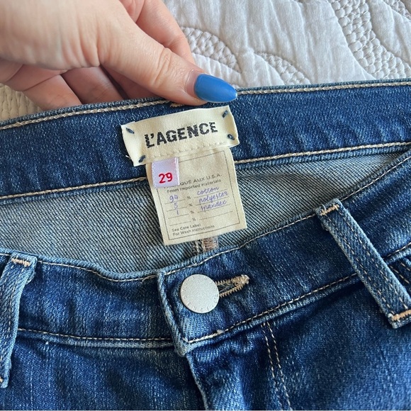 L'Agence - Sada High Rise Crop Slim Jean - Sequoia - Picture 5 of 12